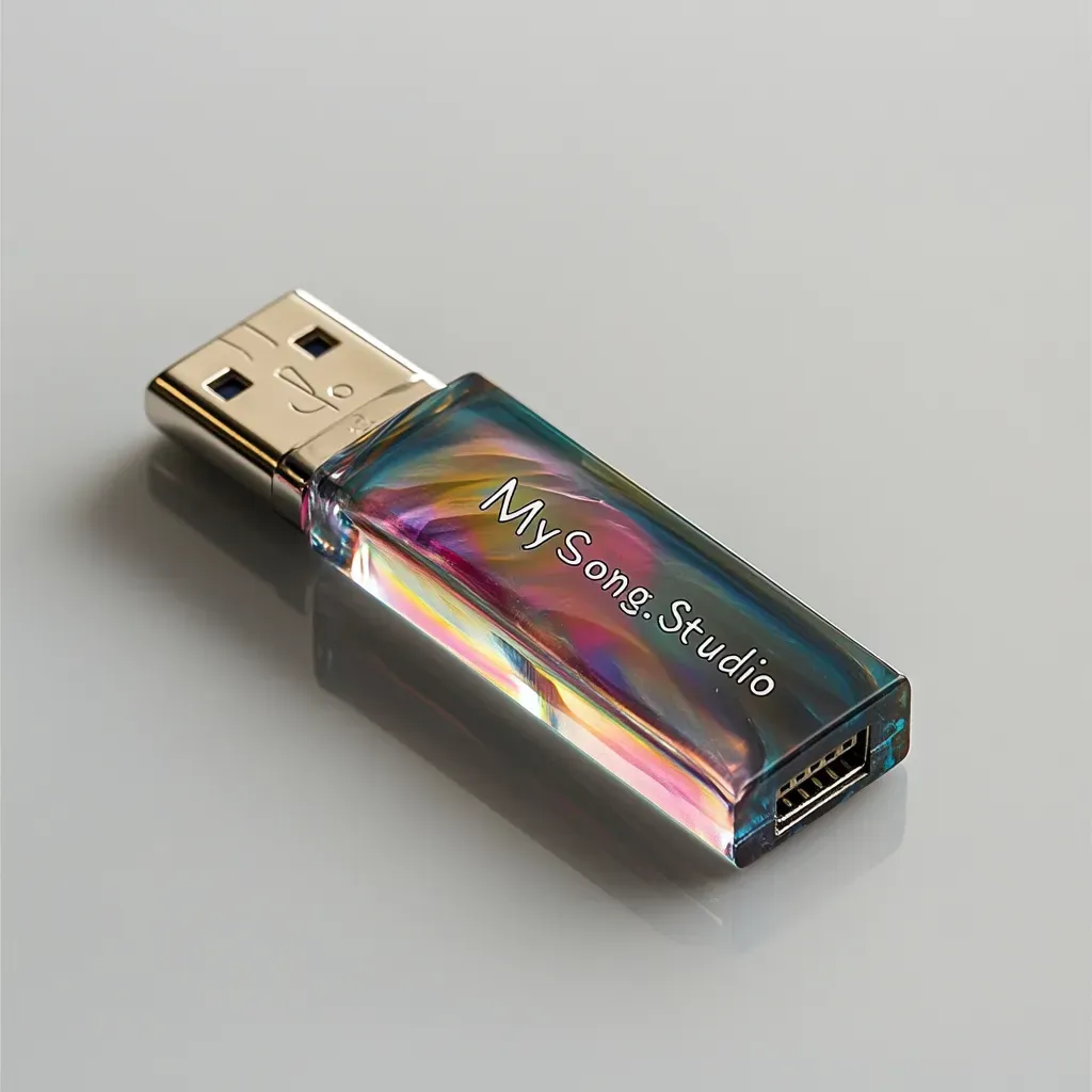 Ein USB-Stick im Schmuckdesign